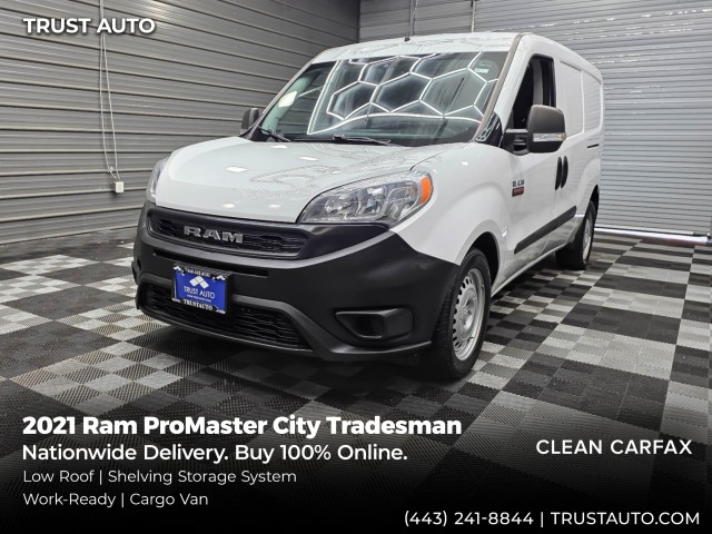 2021 RAM ProMaster City Van Front-Wheel Drive 9-Speed Automatic