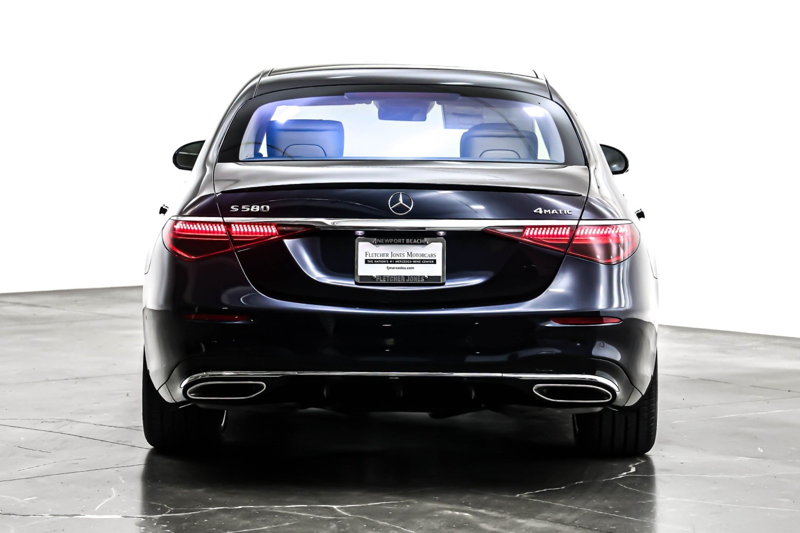 New 2026 Nautical Blue Metallic Mercedes-Benz S 580 image 3
