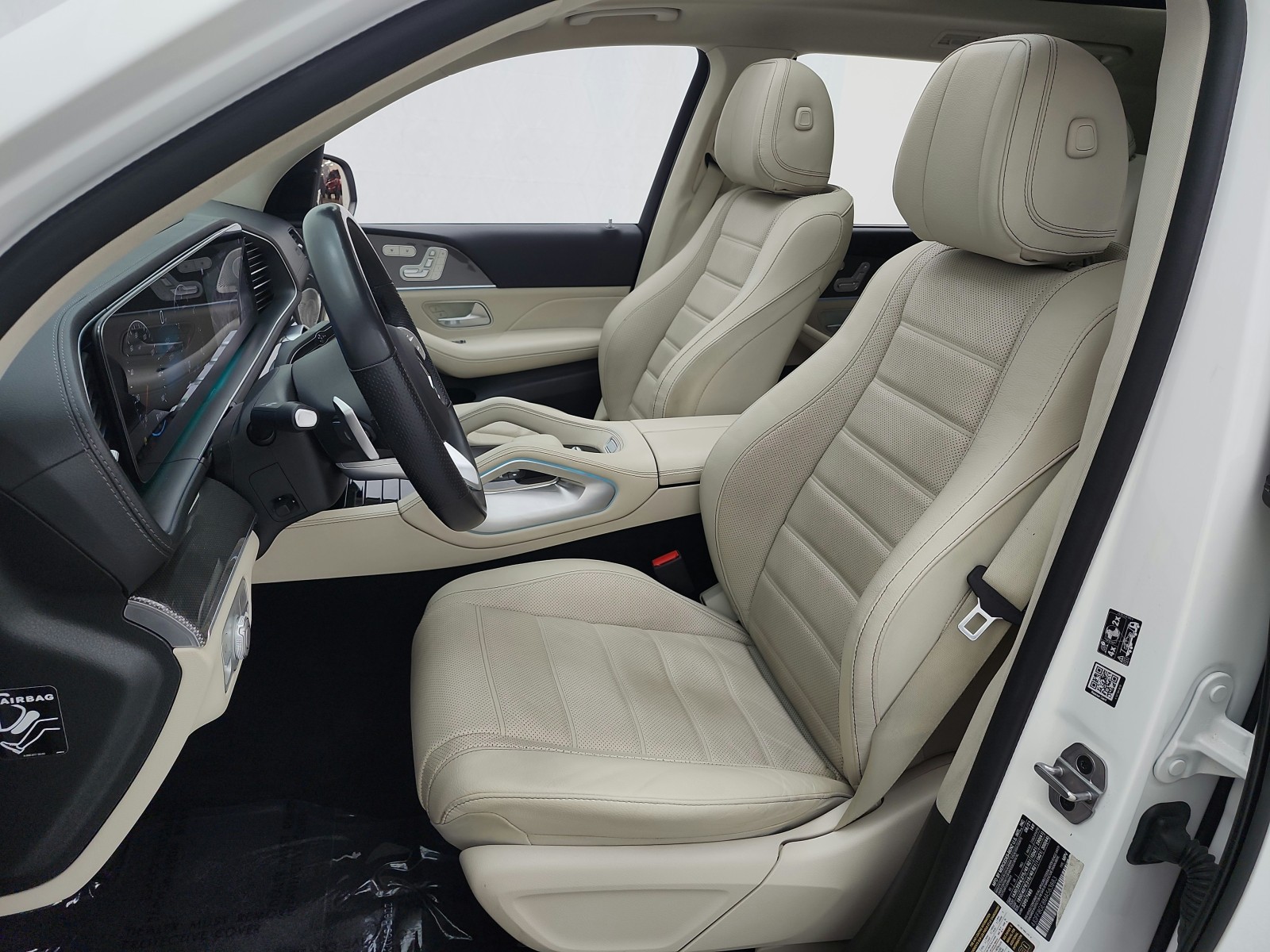 Used 2021 Polar White Mercedes-Benz GLS 580 4MATIC® SUV image 10