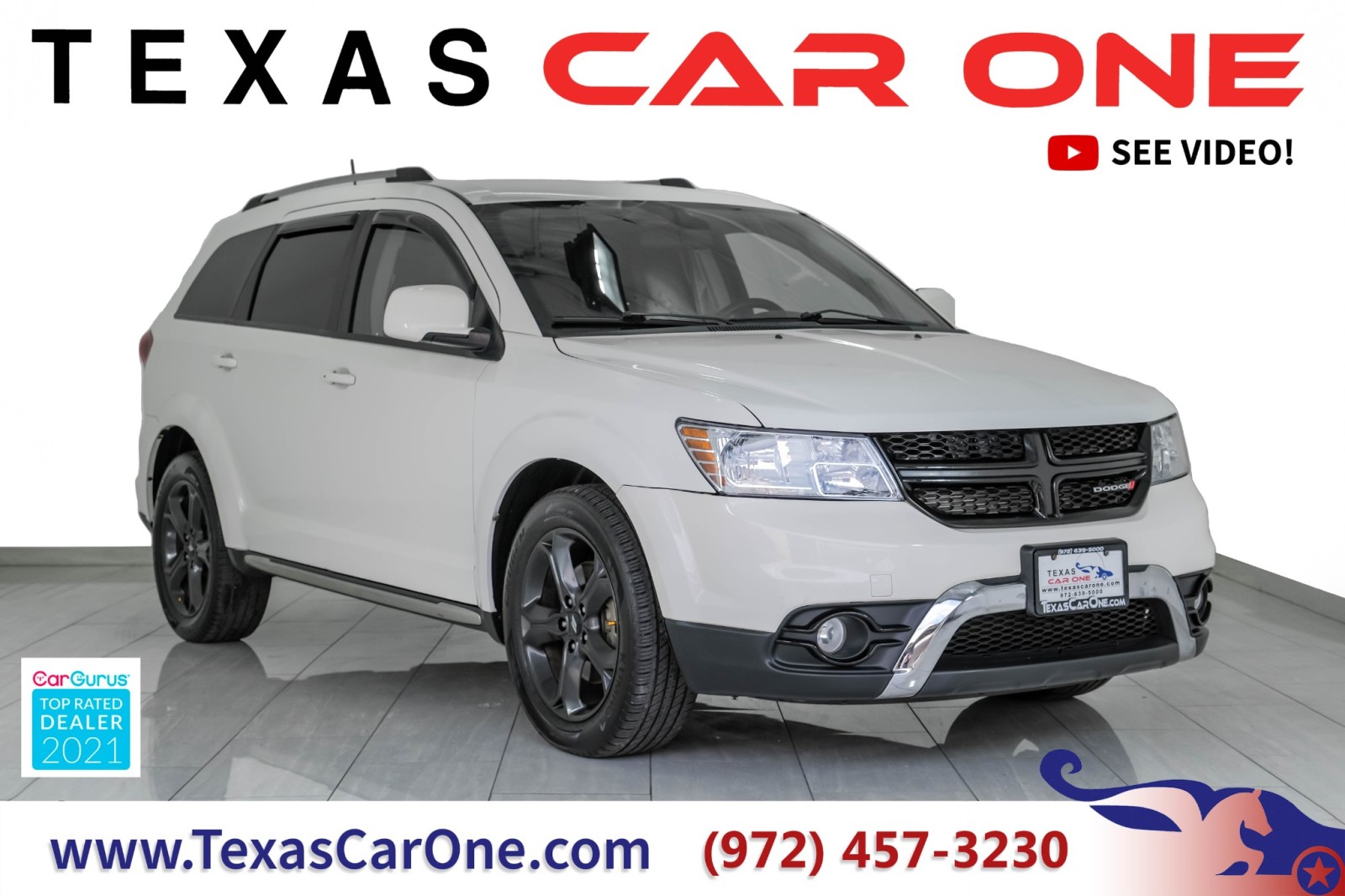 2018 Dodge Journey CROSSROAD AUTOMATIC LEATHER/CLOTH SEATS REAR CAMER 1