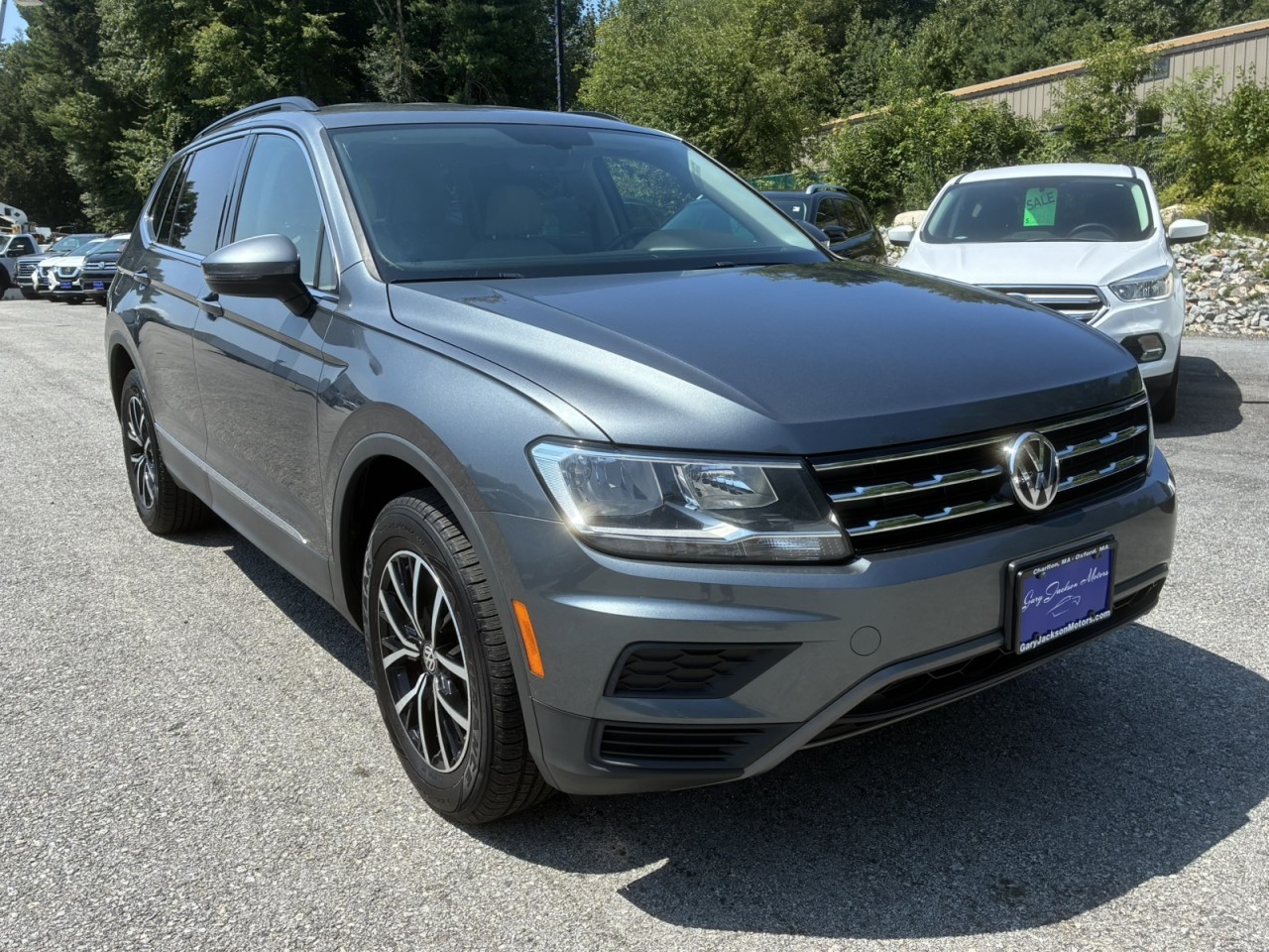 Gray 2021 Volkswagen Tiguan SUV / Crossover All-Wheel Drive Automatic