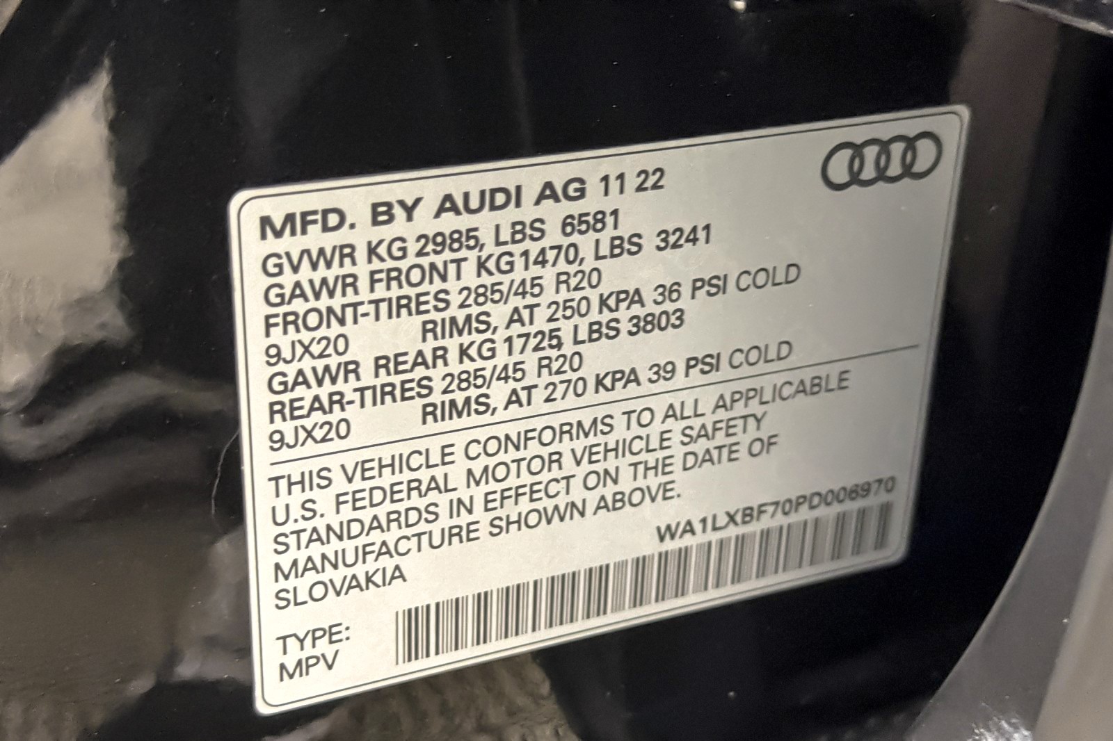 Used 2023 Mythos Black Metallic Audi Premium Plus 55 TFSI quattro image 28