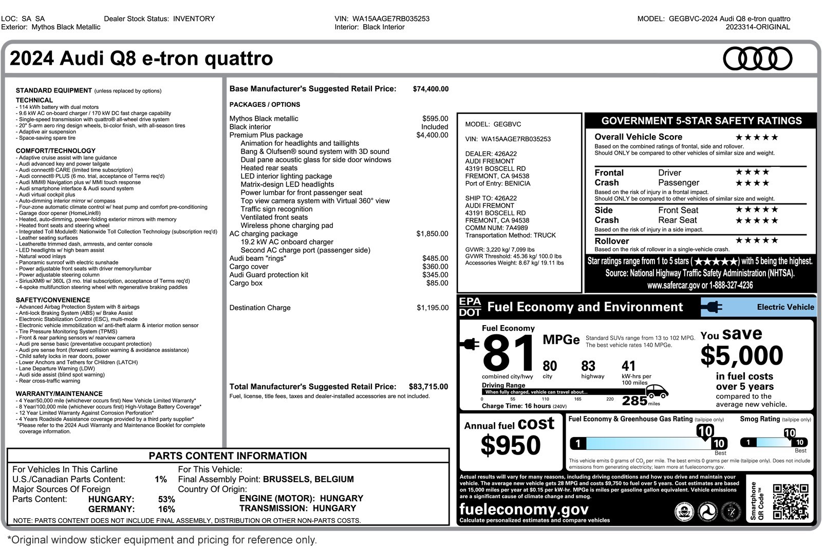 Used 2024 Mythos Black Metallic Audi Premium Plus quattro image 26