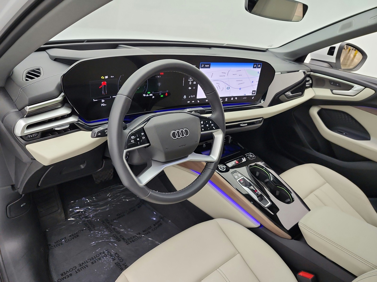 Used 2025 Glacier White Metallic Audi Premium Plus image 9