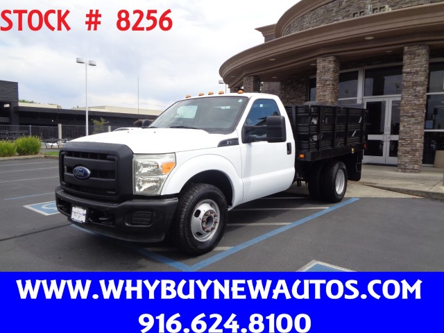 2015 Ford F350 ~ 9ft Stake Bed ~ Dually ~ Liftgate ~ Only 48K Miles!