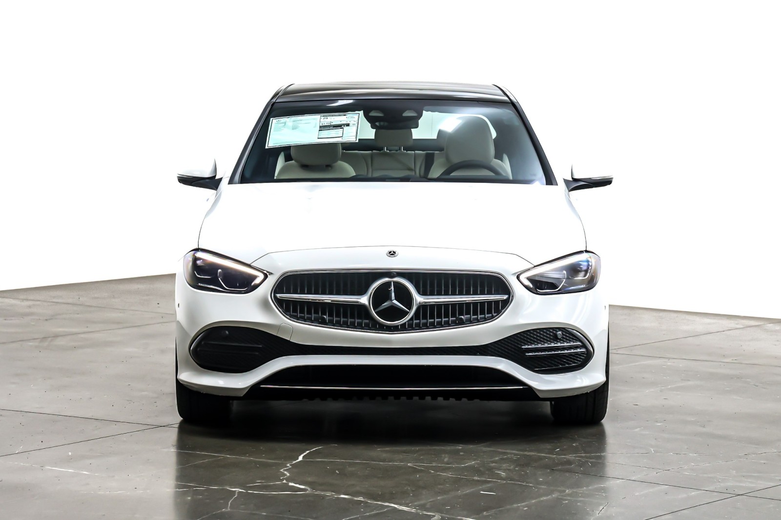 New 2026 Polar White Mercedes-Benz C 300 image 2