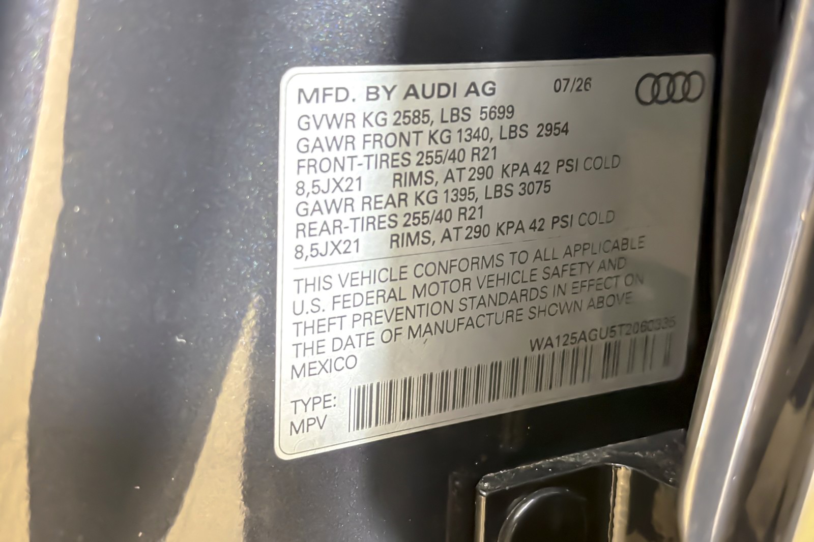 New 2026 Tambora Gray Metallic Audi Premium Plus 3.0 TFSI quattro image 28