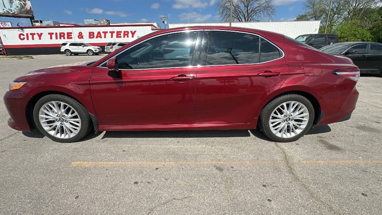 Red (Ruby Flare Pearl) 2018 Toyota Camry XLE Sedan Front-Wheel Drive Automatic