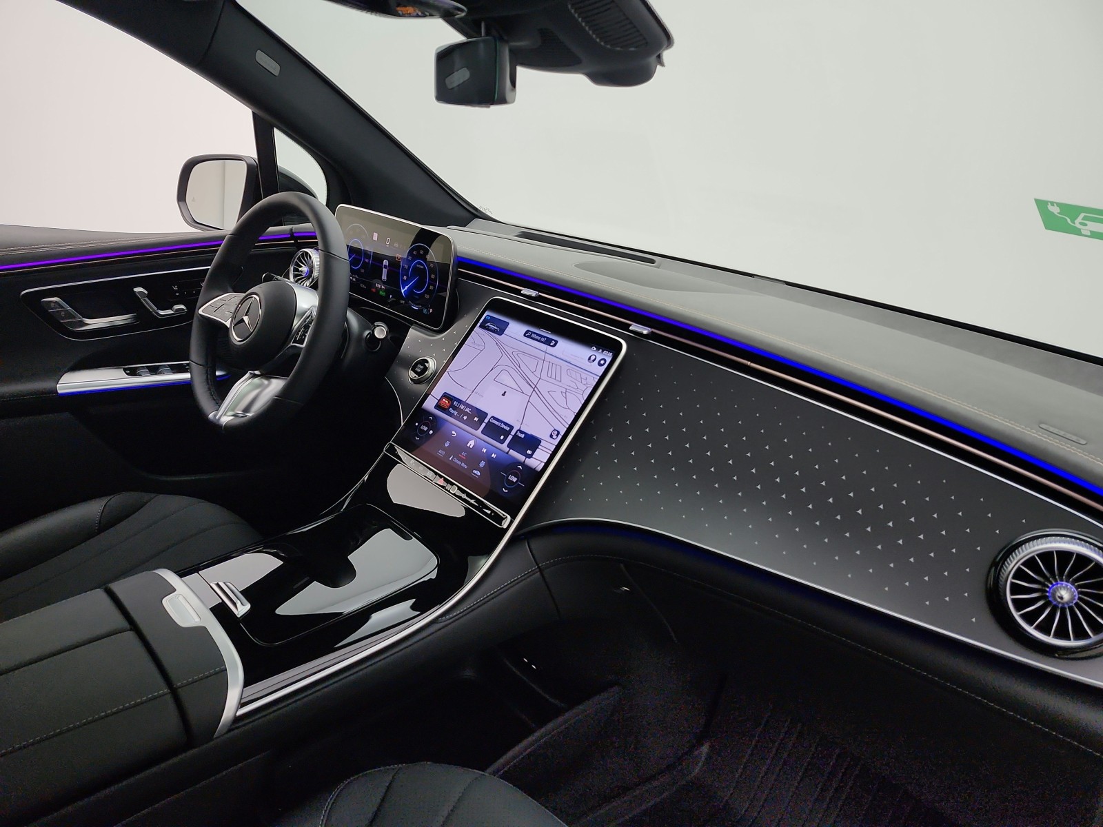 New 2026 Obsidian Black Metallic Mercedes-Benz EQE 320+ image 12