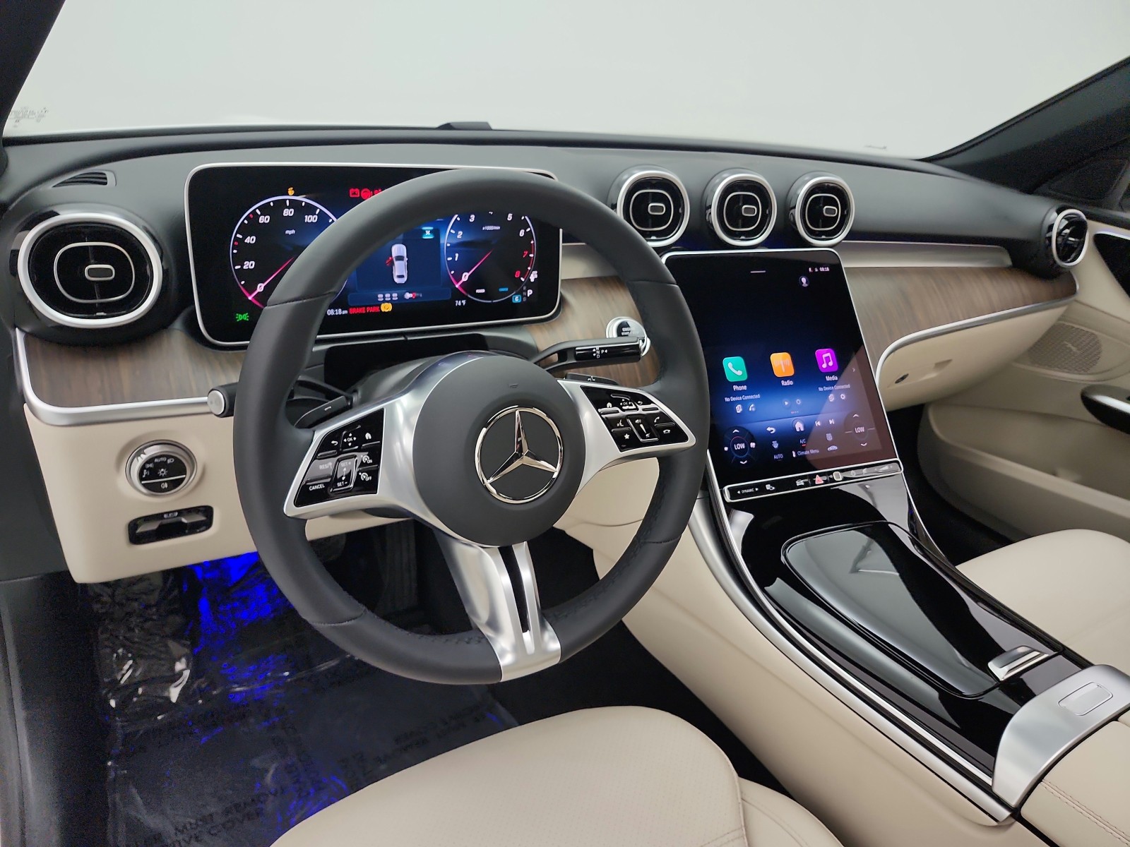 Certified Used 2025 Polar White Mercedes-Benz C 300 Sedan image 9