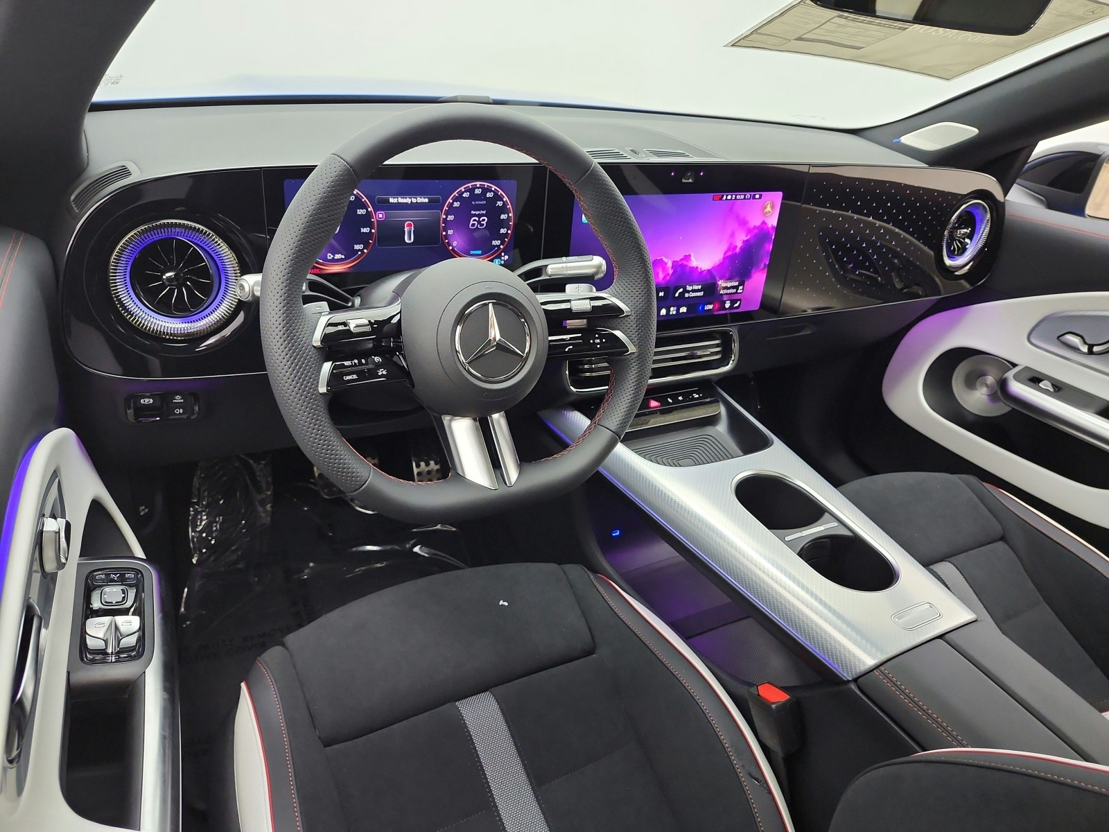 New 2027 Sky Blue Metallic Mercedes-Benz CLA 350 Electric 4MATIC® image 9