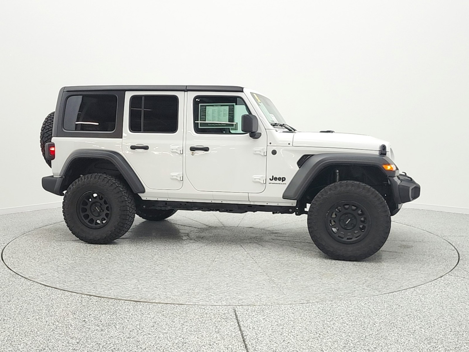 Used 2024 Bright White Clearcoat Jeep Sport S image 4