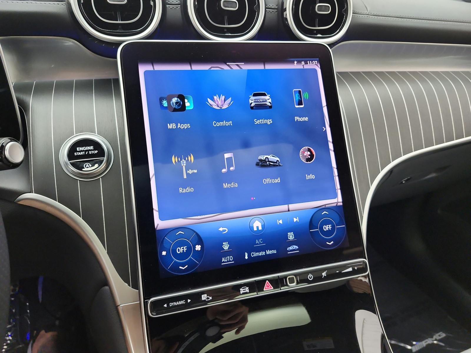 Used 2024 Cirrus Silver Metallic Mercedes-Benz GLC 300 4MATIC® Coupe image 10