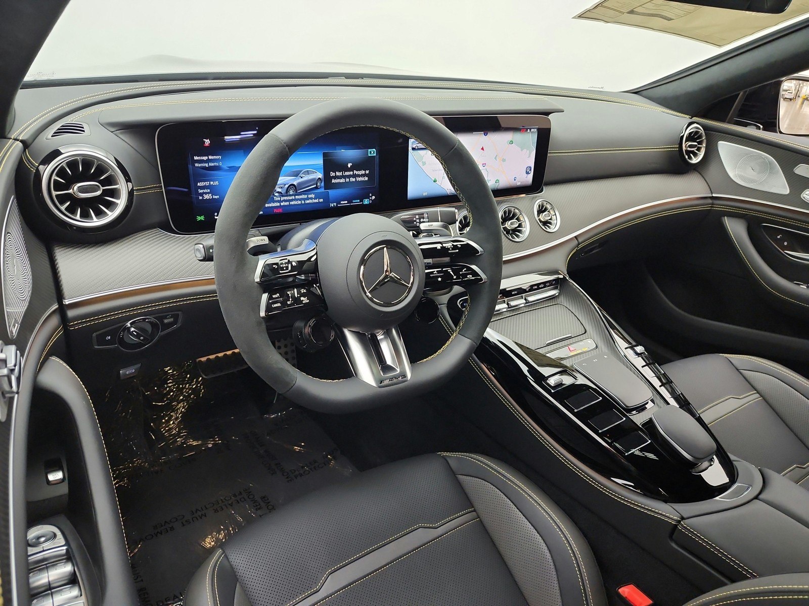 New 2026 MANUFAKTUR Exclusive Selenite Grey Magno Mercedes-Benz AMG® GT 43 4-Door Coupe image 9
