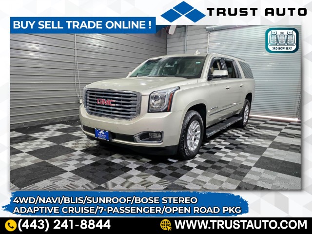 Sparkling Silver Metallic 2017 GMC Yukon XL SLT 4WD SUV / Crossover Four-Wheel Drive 6-Speed Automatic