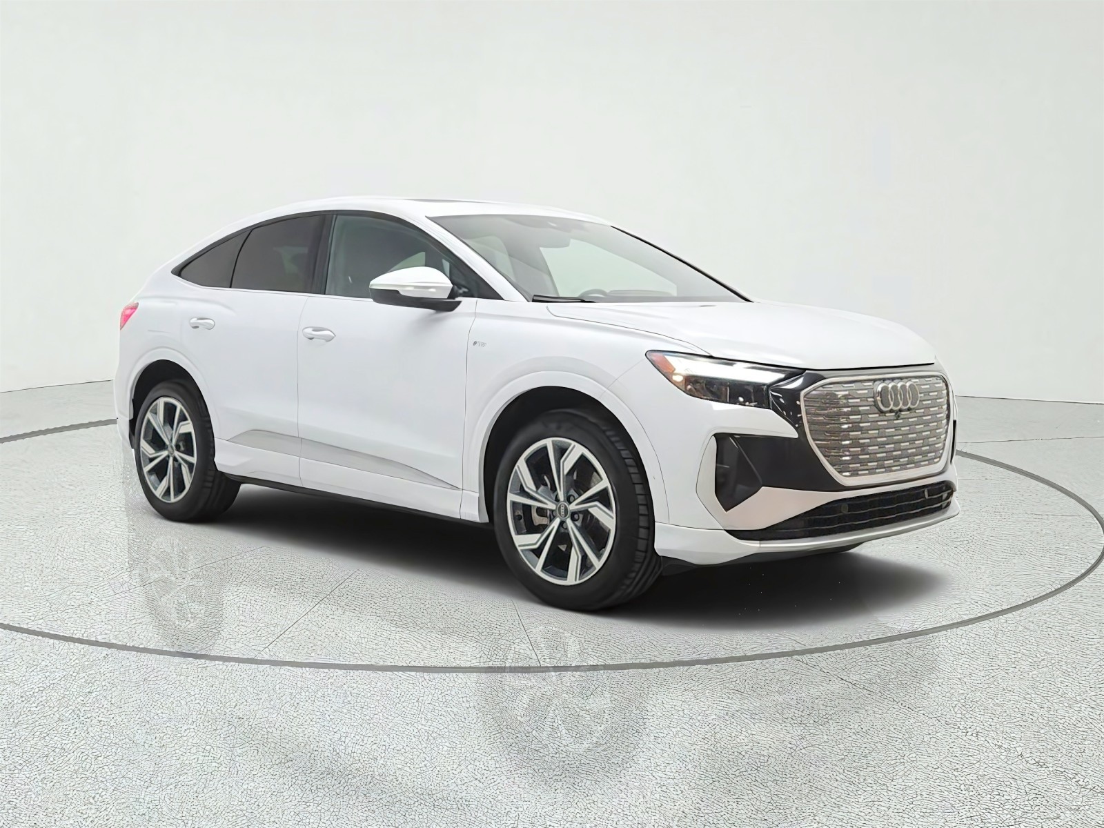 Used 2023 Glacier White Metallic Audi Premium Plus image 3