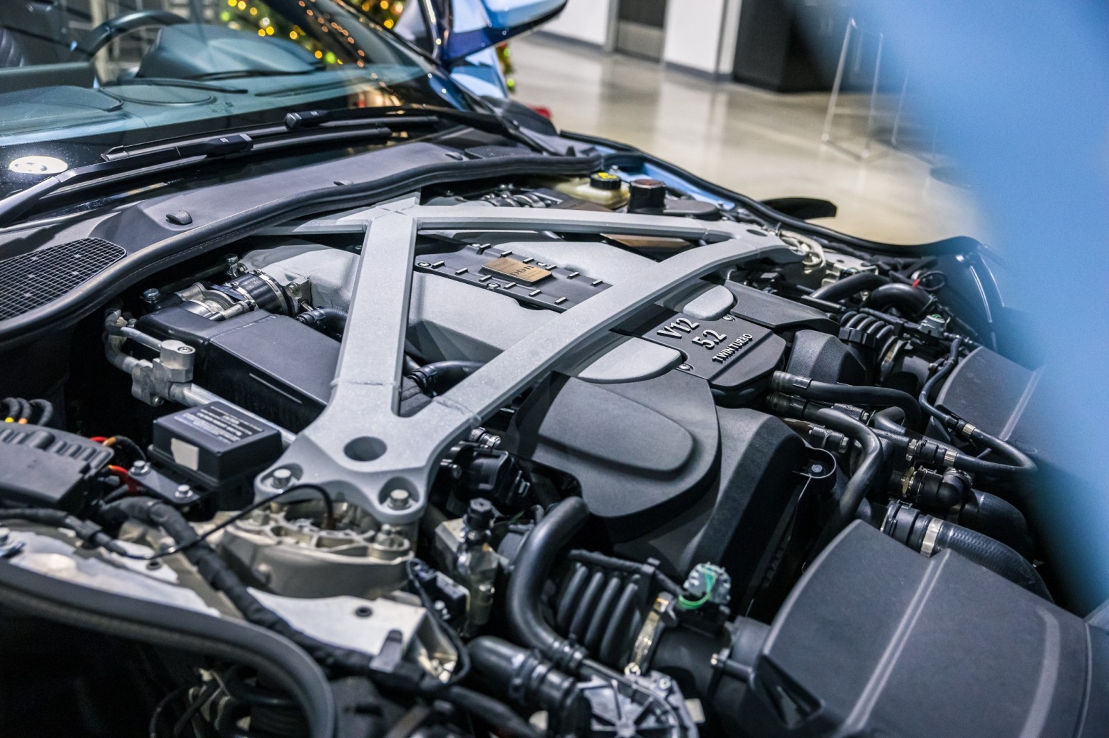 Used Car 2017 Aston Martin Db11  - Frosted Glass Blue Paint - Exterior Black Pack - Premium Audio For Sale Under $110,000 In Boerne, Texas