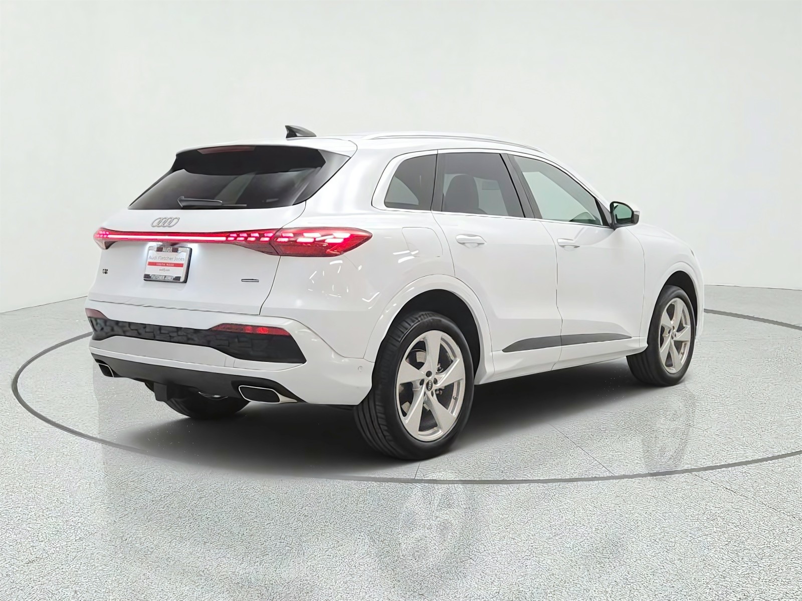Used 2025 Glacier White Metallic Audi Premium Plus image 5