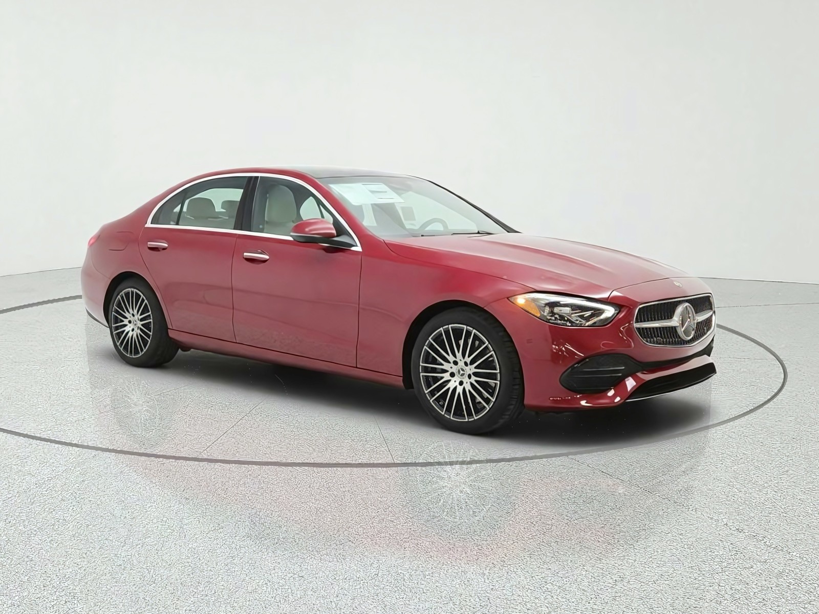 New 2026 MANUFAKTUR Patagonia Red Metallic Mercedes-Benz C 300 Sedan image 3