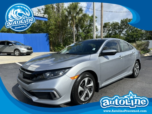 Lunar Silver Metallic 2019 Honda Civic LX FWD Sedan Front-Wheel Drive Automatic