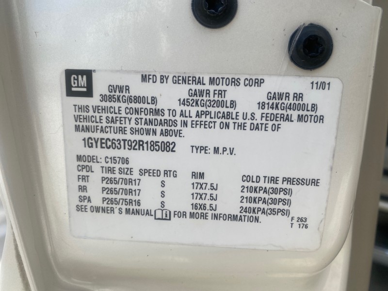 2002 Cadillac Escalade LOW  MILES 67,881 1 OWNER in , 