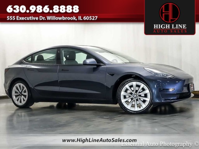 Midnight Silver Metallic 2020 Tesla Model 3 Sedan Rear-Wheel Drive Automatic