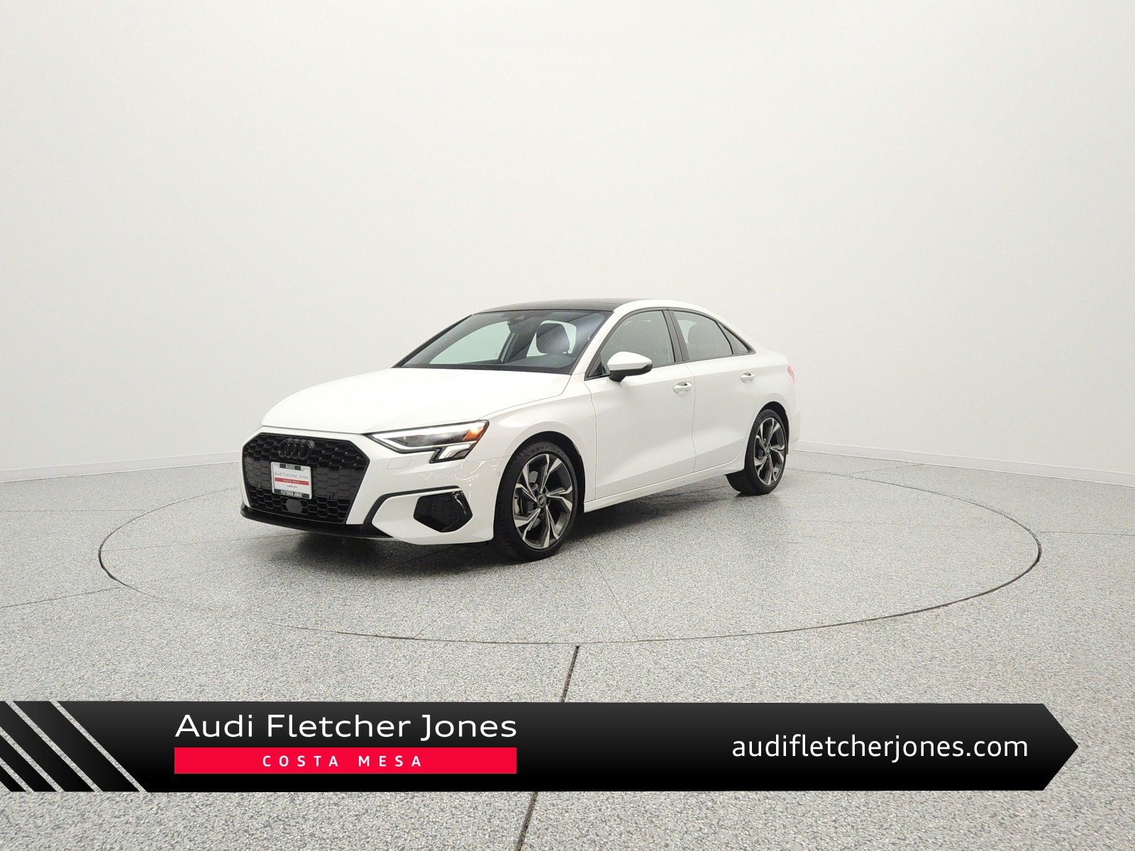 Ibis White 2023 Audi A3 Sedan Front-Wheel Drive Automatic