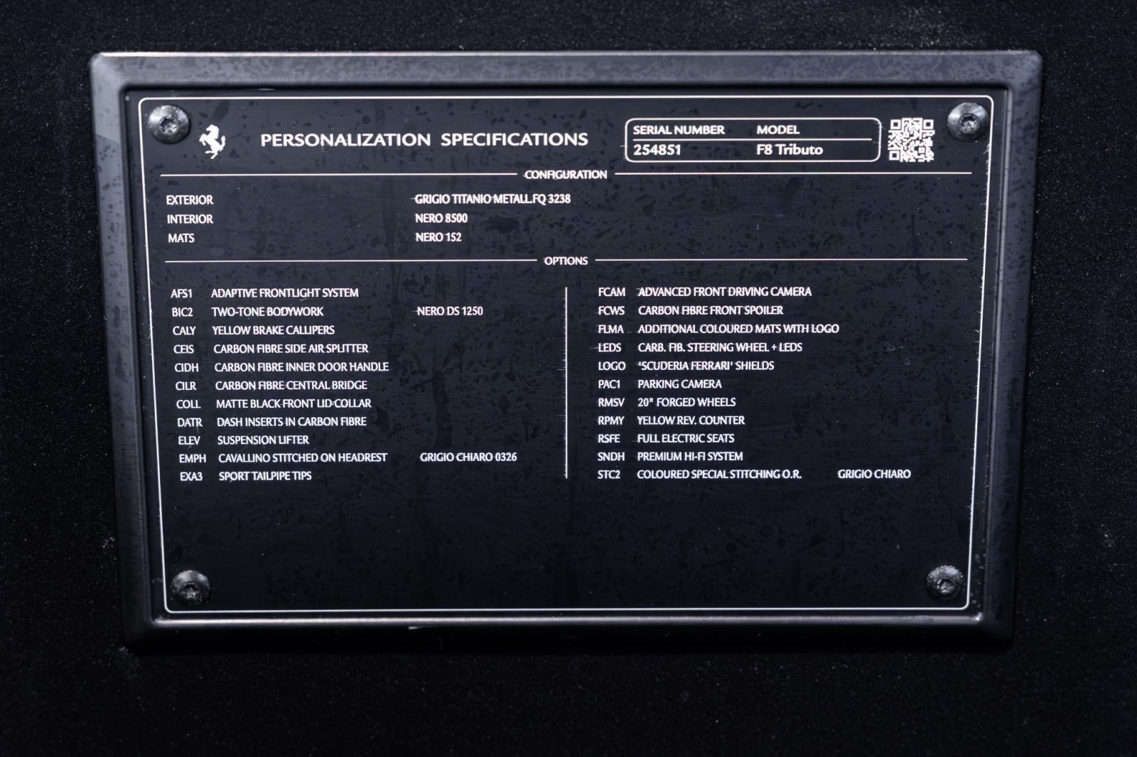 Used Car 2020 Ferrari F8 Tributo  For Sale Under $360,000 In Boerne, Texas