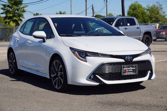 New 21 Toyota Corolla Hatchback Xse Cvt Natl Hatchback In Houston M Sterling Mccall Toyota