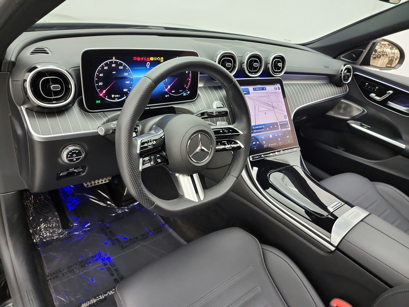 Used 2024 Black Mercedes-Benz C 300 Sedan image 9