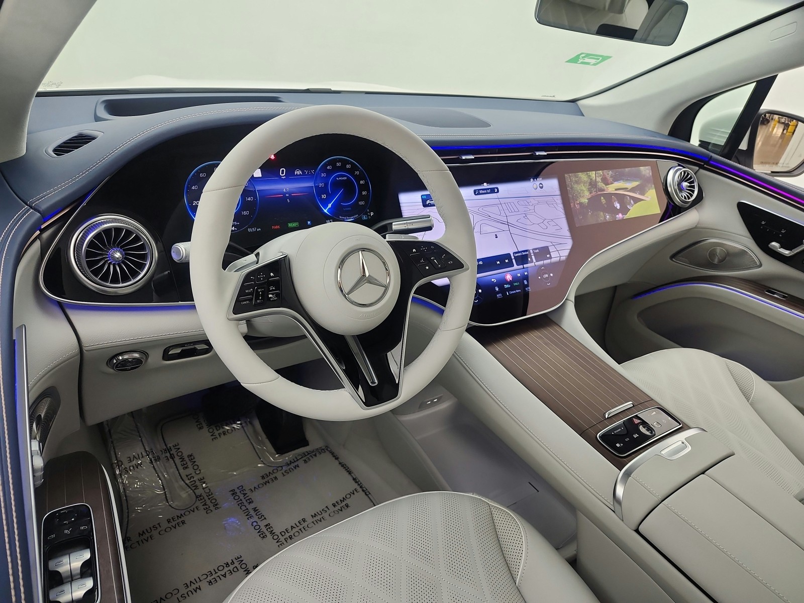 New 2026 Polar White Mercedes-Benz EQS 400 4MATIC® SUV image 9