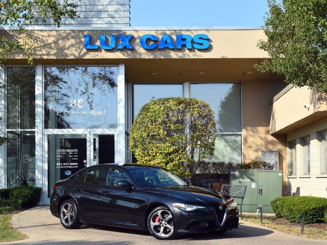 2017 Alfa Romeo Giulia Ti AWD Sport Navi Leather Sport Dual Sunroof Xenon Heated Front Seats Driver Assist H/K Sound Blind Spot Rear Camera MSRP $49,690 1