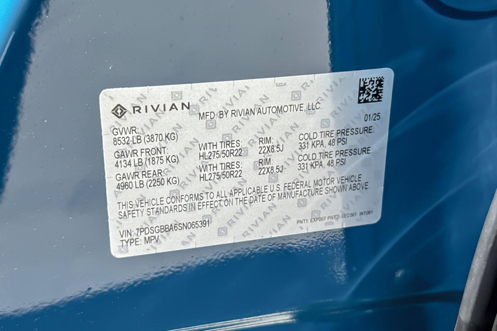 Used 2025 BLUE Rivian Adventure image 28