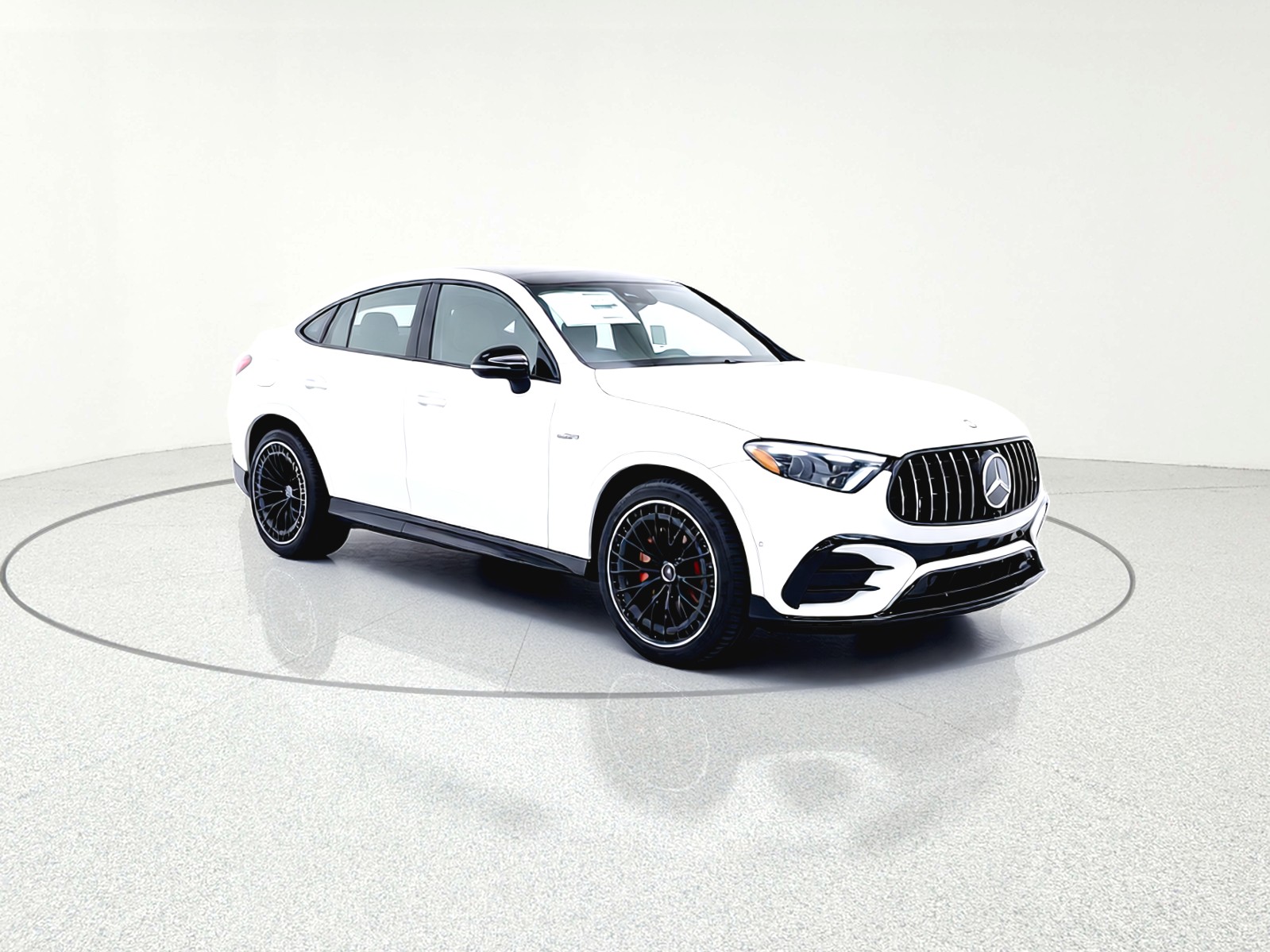New 2026 MANUFAKTUR Moonlight White Metallic Mercedes-Benz AMG® GLC 43 4MATIC Coupe image 17