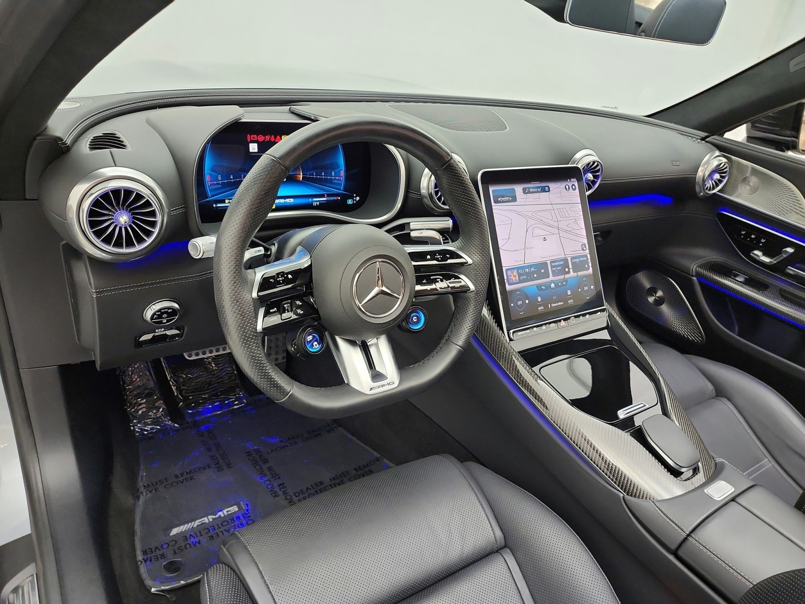 Certified Used 2022 Cirrus Silver Metallic Mercedes-Benz AMG® SL 63 Roadster image 9