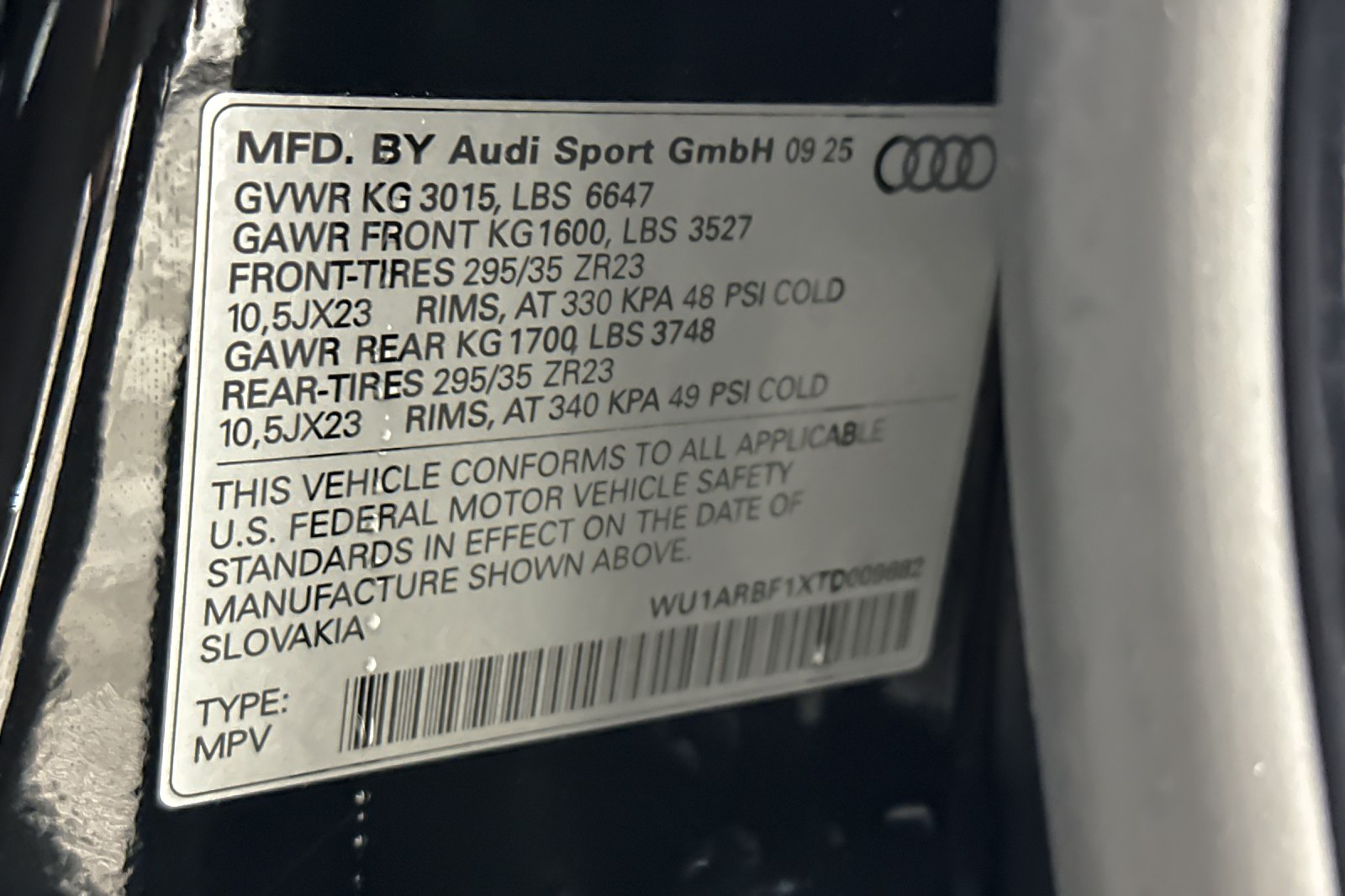 New 2026 Mythos Black Metallic Audi performance quattro image 24