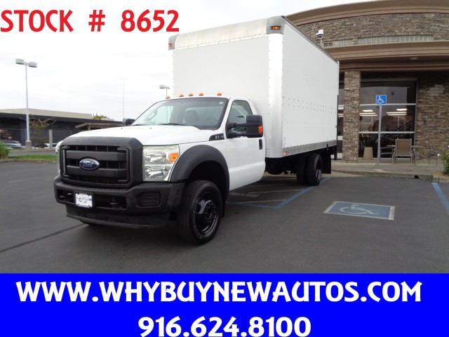 2015 Ford F550 ~ 16ft Box Van ~ Liftgate ~ Dually ~ Only 48K Miles!