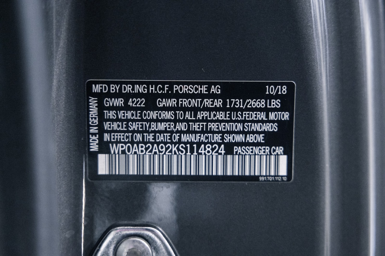 Used Car 2019 Porsche 911  Carrera S - Sport Chrono Package - Sport Exhaust - Bose Surround Sound For Sale Under $130,000 In Boerne, Texas