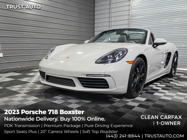 2023 Porsche 718 Boxster RWD