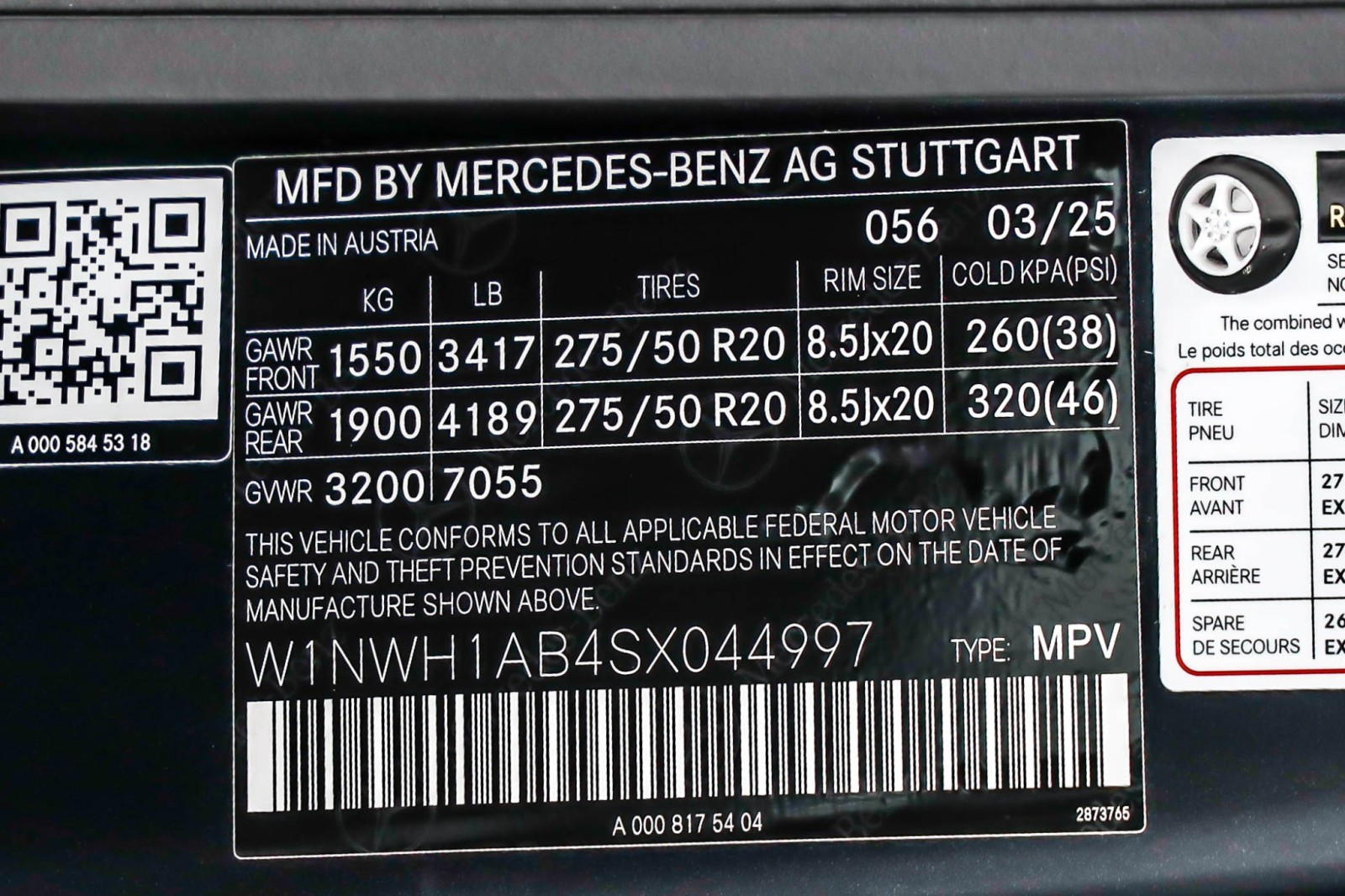 Used 2025 MANUFAKTUR Night Black magno Mercedes-Benz G 550 SUV image 25