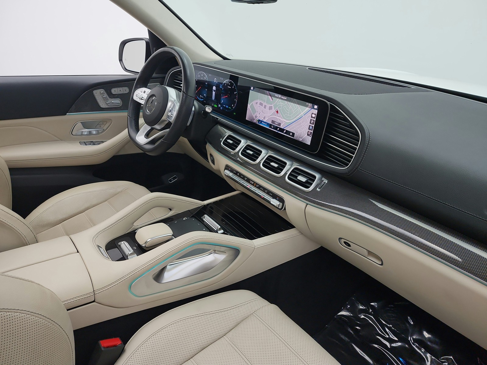 Used 2021 Polar White Mercedes-Benz GLS 580 4MATIC® SUV image 19