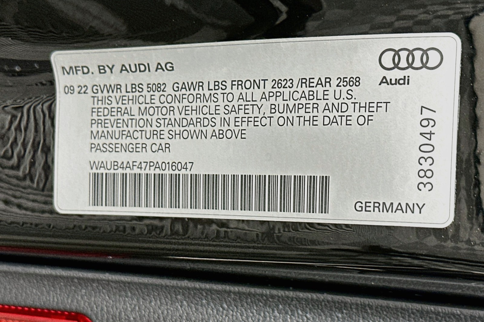 Used 2023 Mythos Black Metallic Audi Premium Plus image 24