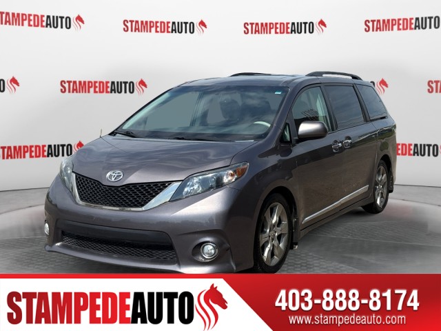 Gray (Pre-Dawn Grey Mica) 2014 Toyota Sienna Minivan Front-Wheel Drive Automatic