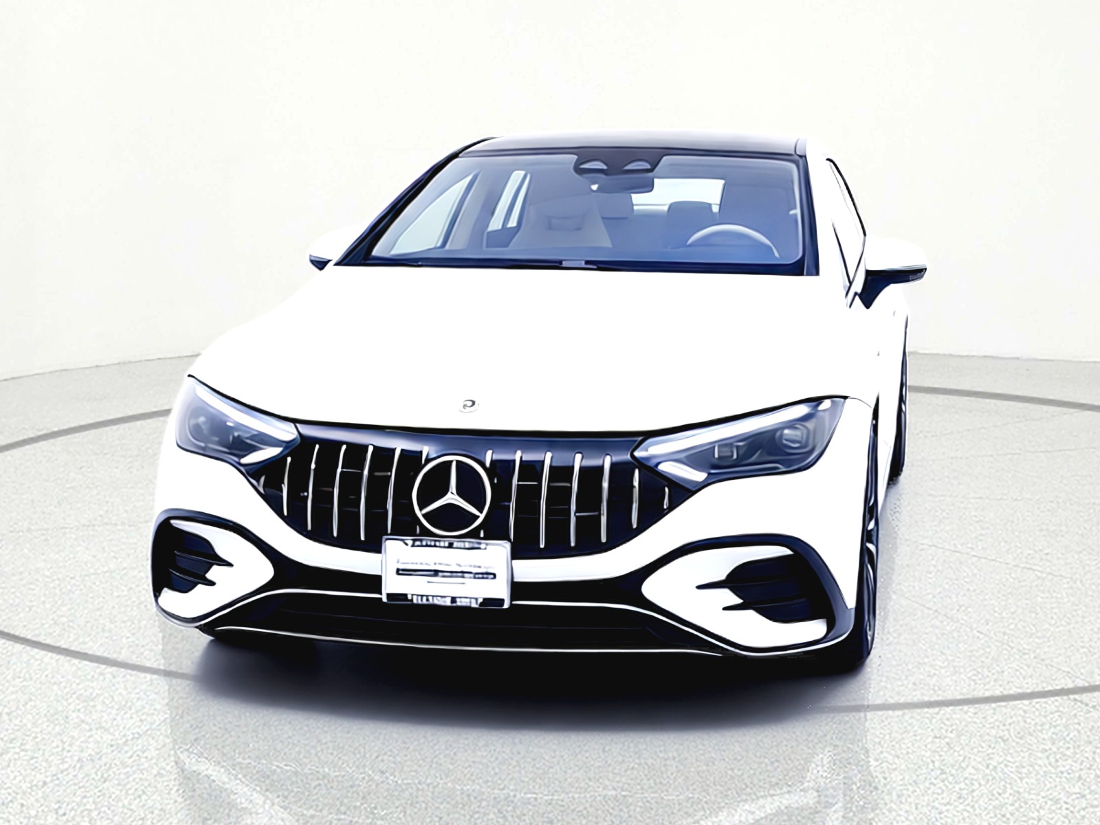 Used 2023 MANUFAKTUR Moonlight White Metallic Mercedes-Benz AMG® EQE 4MATIC+ Sedan image 3