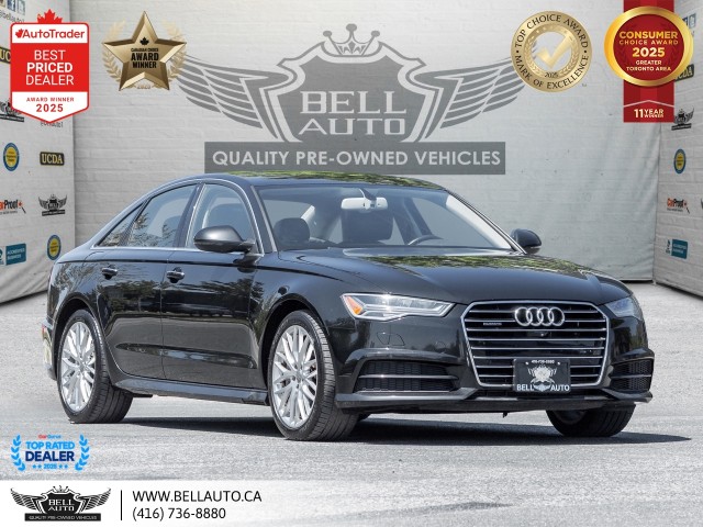 Black 2018 Audi A6 Sedan Automatic