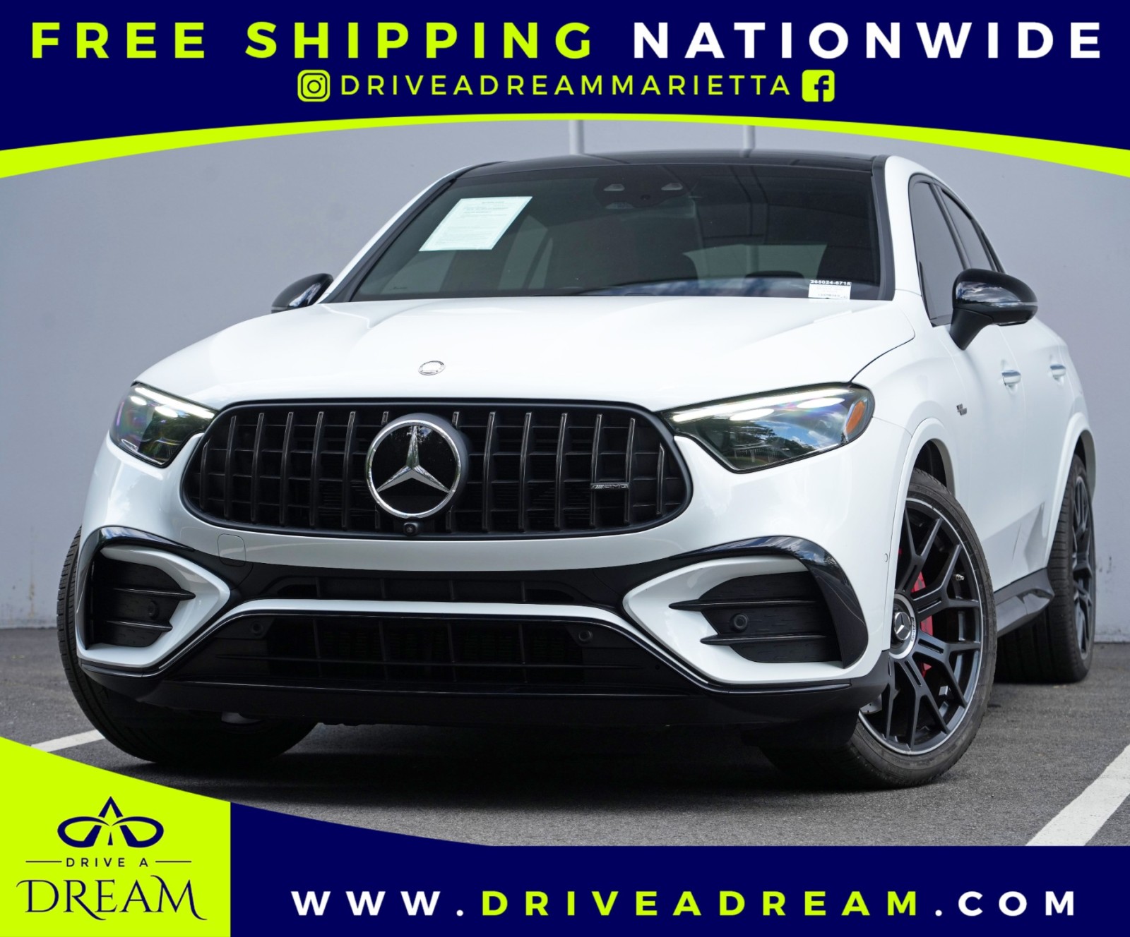 MANUFAKTUR Moonlight White Metallic 2025 Mercedes-Benz GLC SUV / Crossover All-Wheel Drive Automatic