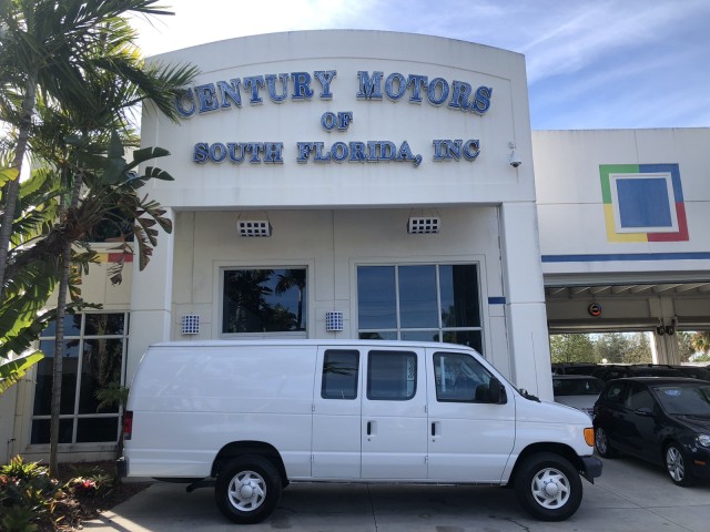 2007 Ford Econoline Cargo Van Cargo Extended XL cab, work van, CERTIFIED, 1 owner in pompano beach, Florida