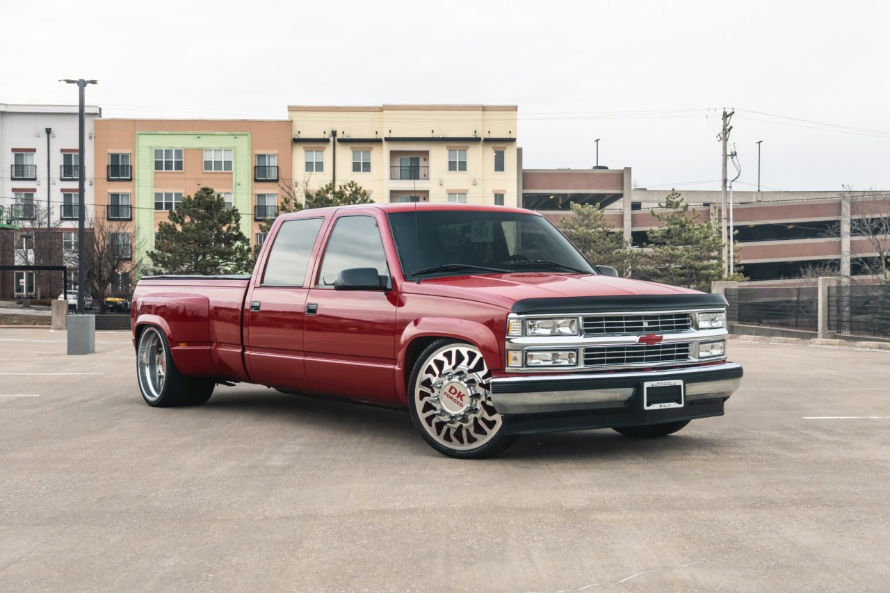Red 1996 GMC Sierra 3500 Pickup Truck Automatic