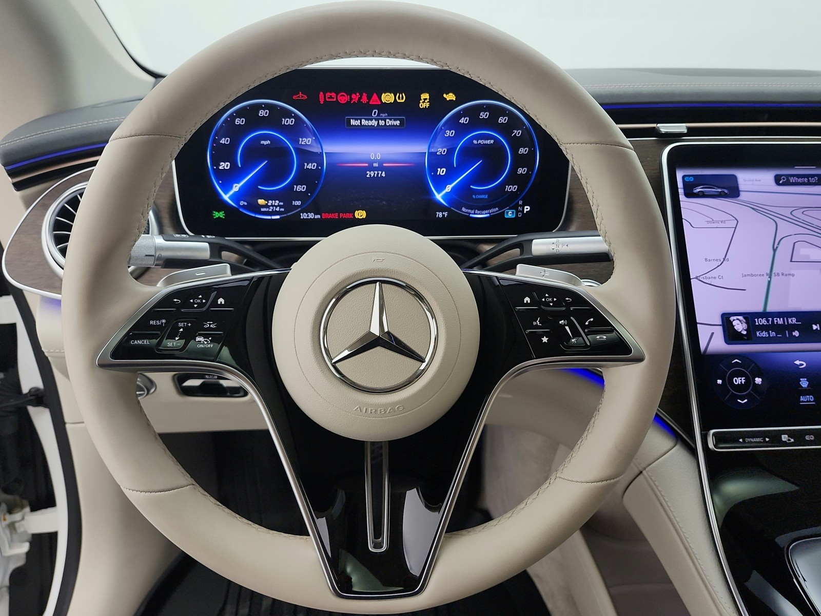 Certified Used 2022 Polar White Mercedes-Benz EQS 450+ Sedan image 11