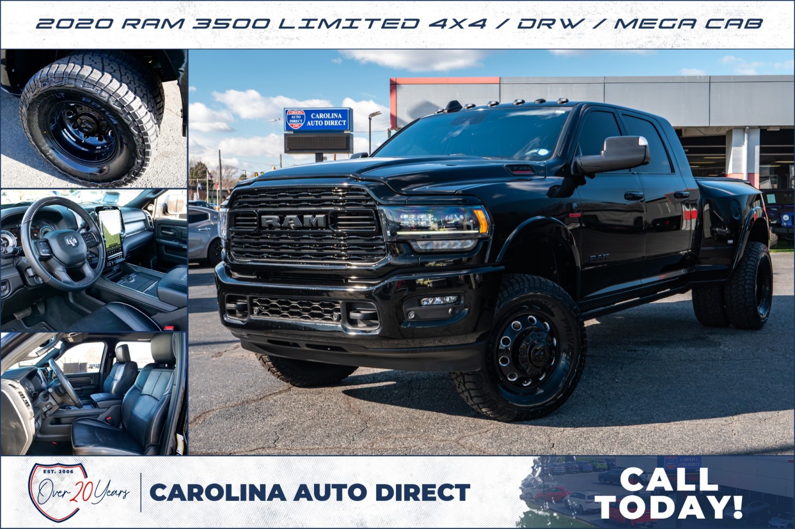 2020 RAM 3500 Limited Mega Cab DRW 4WD
